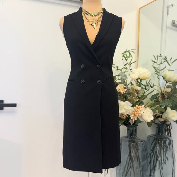 H&M Black Sleeveless Blazer Dress 🖤 - Picture 1 of 3